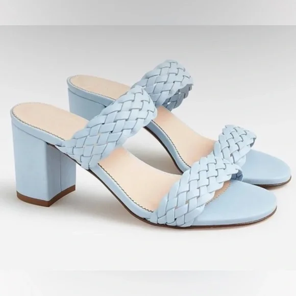 JCREW LUCIE BRAIDED-STRAP SANDALS IN ITALIAN LEATHER - Picture 1 of 3